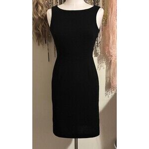 Talbot's black sheath dress